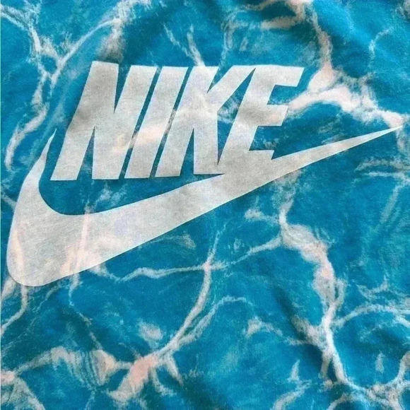 Nike crop top pool water blue size small - Picture 2 of 4